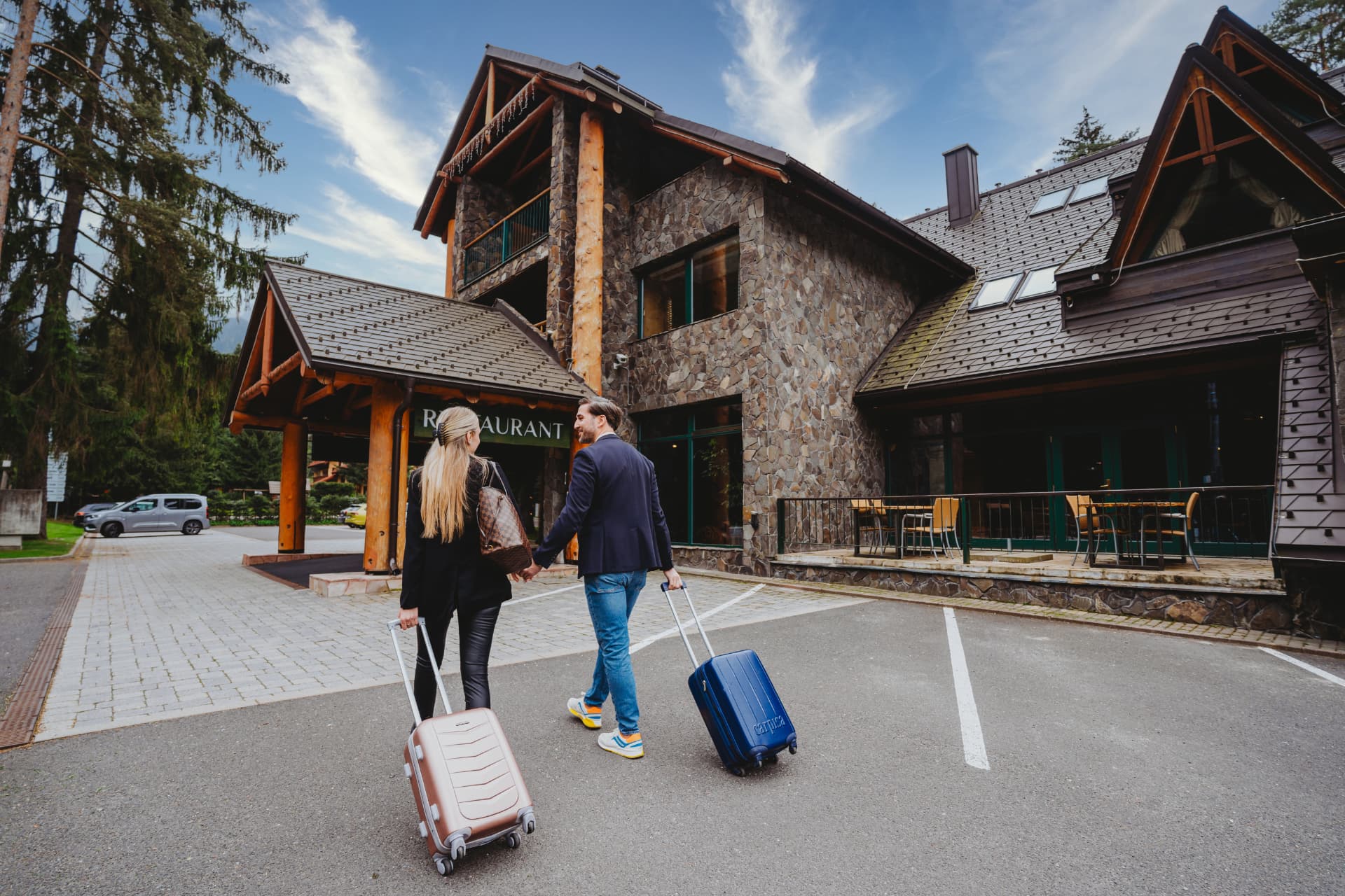 Arrival at Hotel Tri Studničky