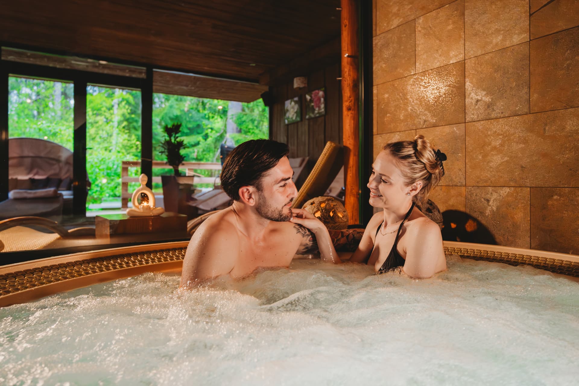Whirlpool in the wellness centre